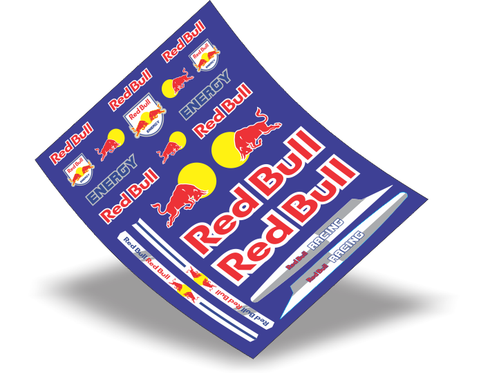 Stickers Design Adesivo Bike Red Bull