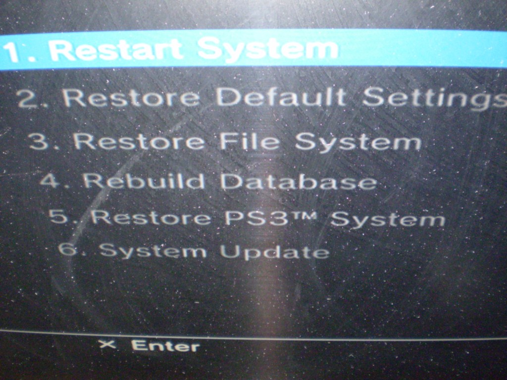 PS3 Fixed "The system software cannot be run correctly. Press the PS