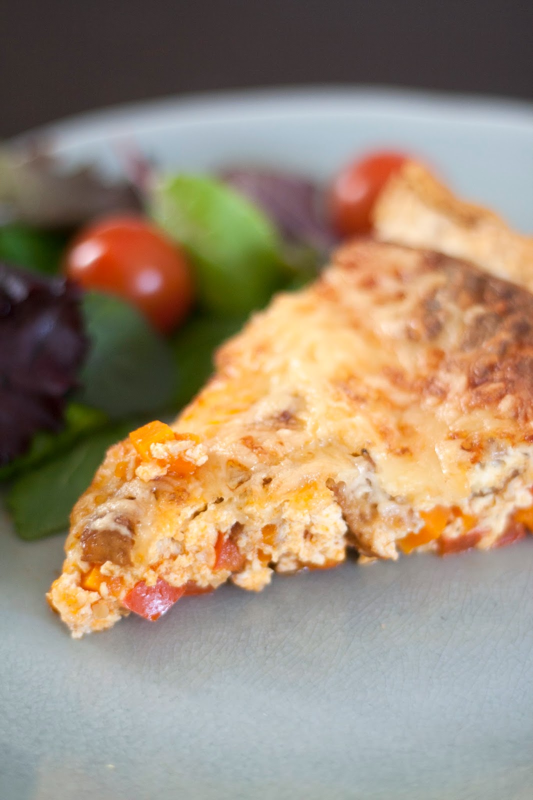Vegetarische quiche express