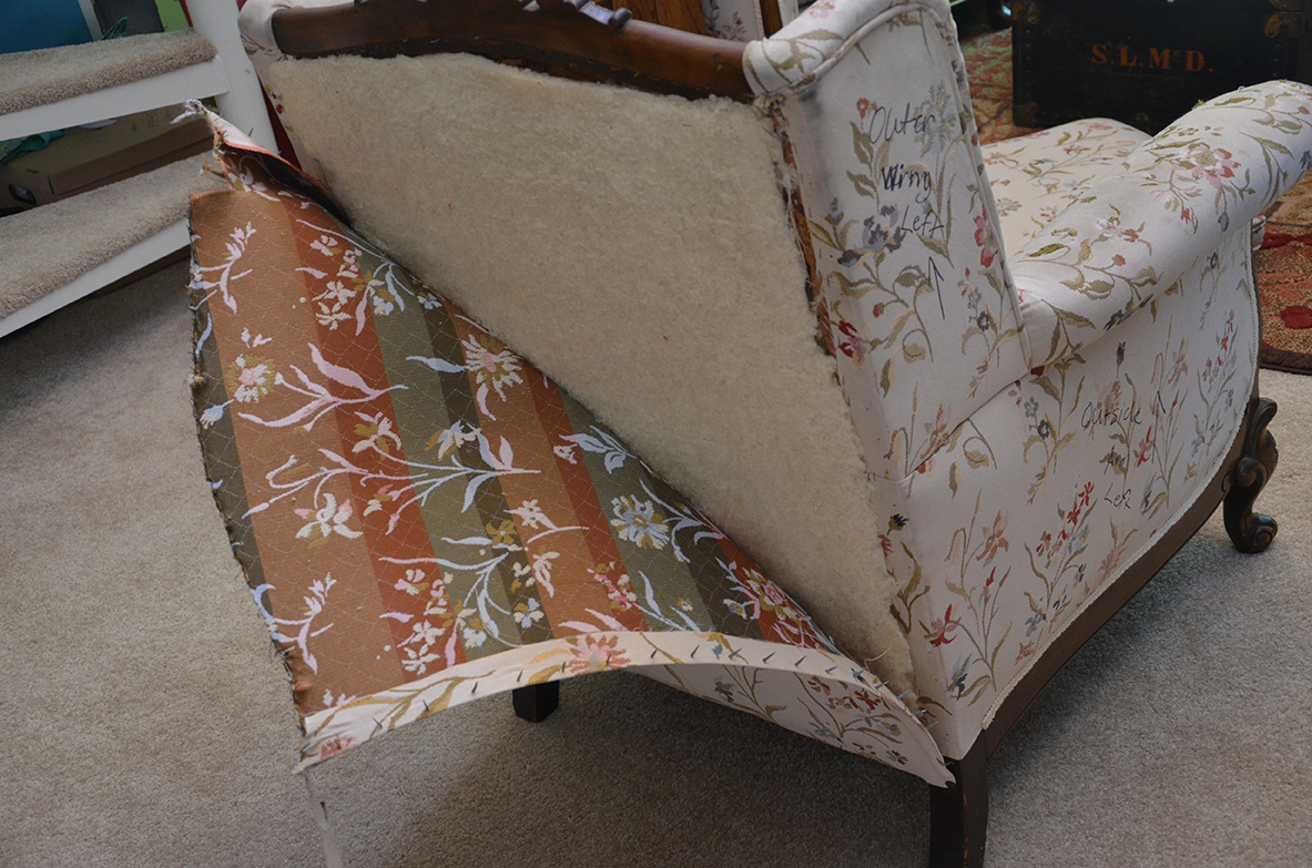 The Adventures Of Mrs Mayfield How To Reupholster An Antique