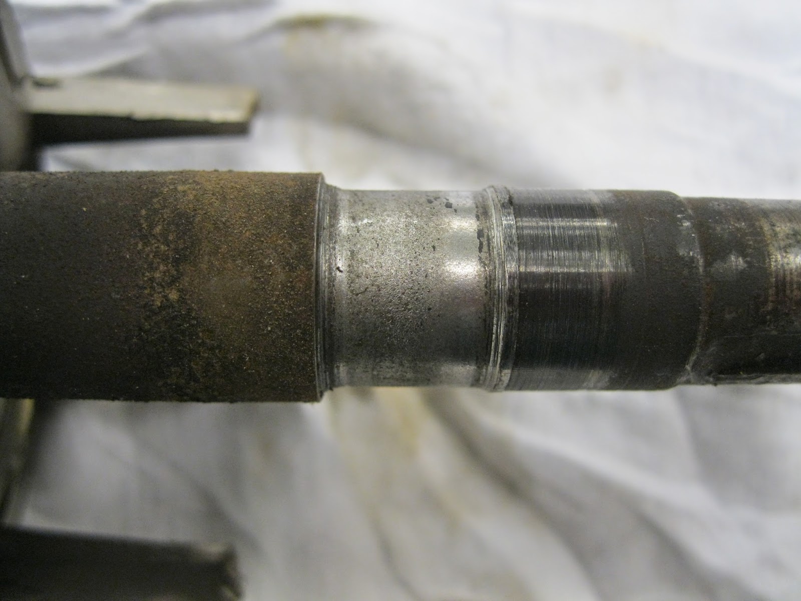 Things That Keep Dan Busy Worn Shaft Repair Machining JB Weld