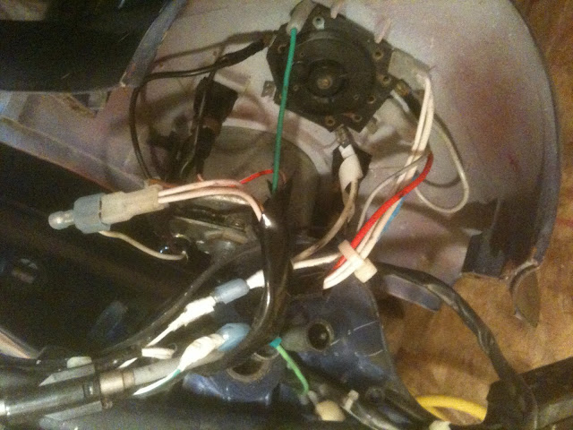 Vespa Tinkering: SIP Speedometer install on 1980 Vespa p200e 1980 vespa p200e wiring diagram 