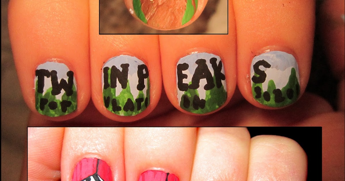 Nevorpurify's Nail Art: Twin Peaks