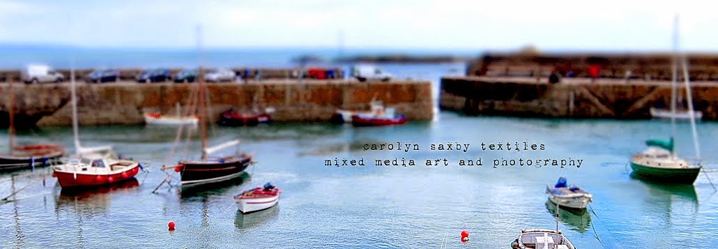 CAROLYN SAXBY MIXED MEDIA TEXTILE ART