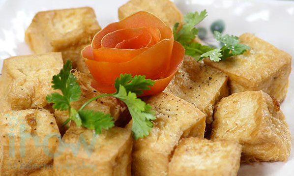 Cach+Lam+Dau+Hu+Non Cách làm đậu hũ chiên trứng