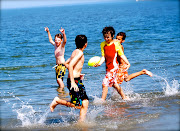 There was football on the beach, wave riding galore, surf fishing, . (dsc )