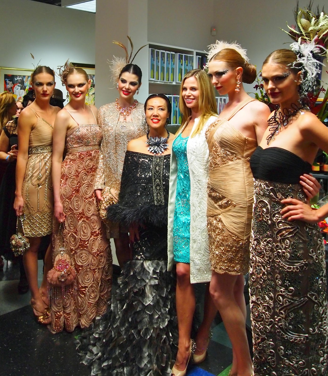 Los Angeles Fashion Week: Sue Wong Updates the Flapper for Fall 2012