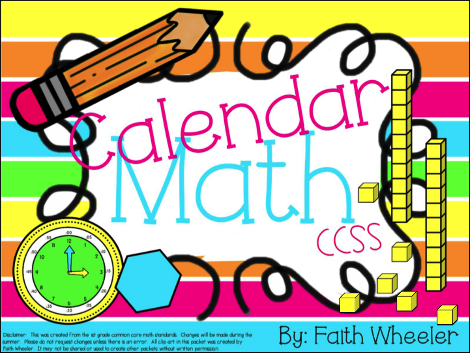 Calendar Math Faith Wheeler Education