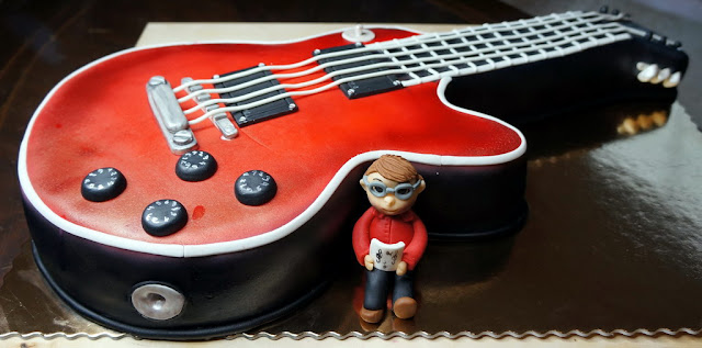 london patisserie guitar birthday cake london guitar birthday cake