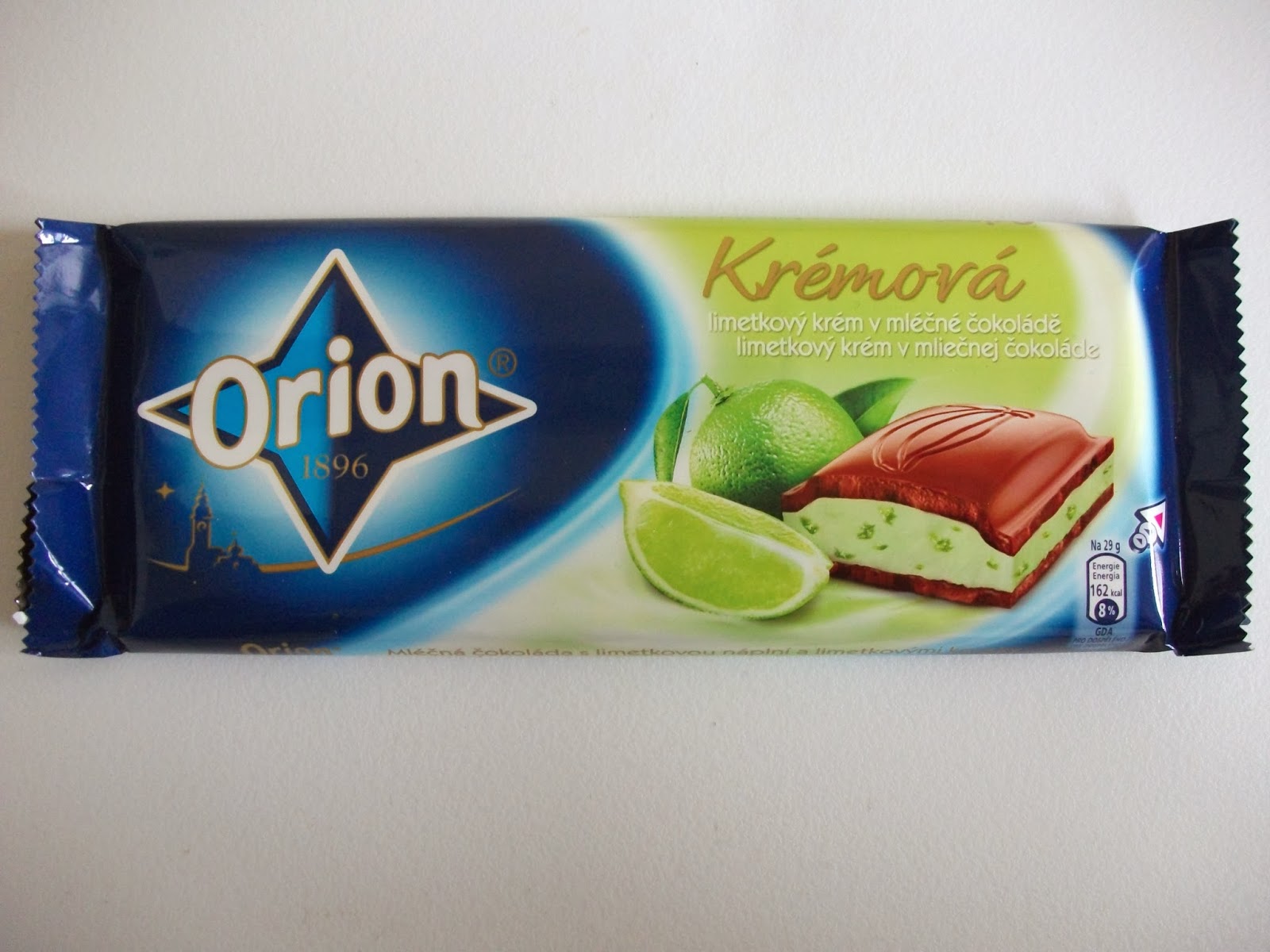 Nestlé Orion Lime Cream & Dark Chocolate Cream "Krémová" Bars Review