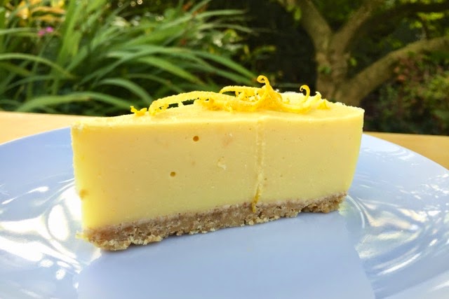 vegan lemon cheesecake