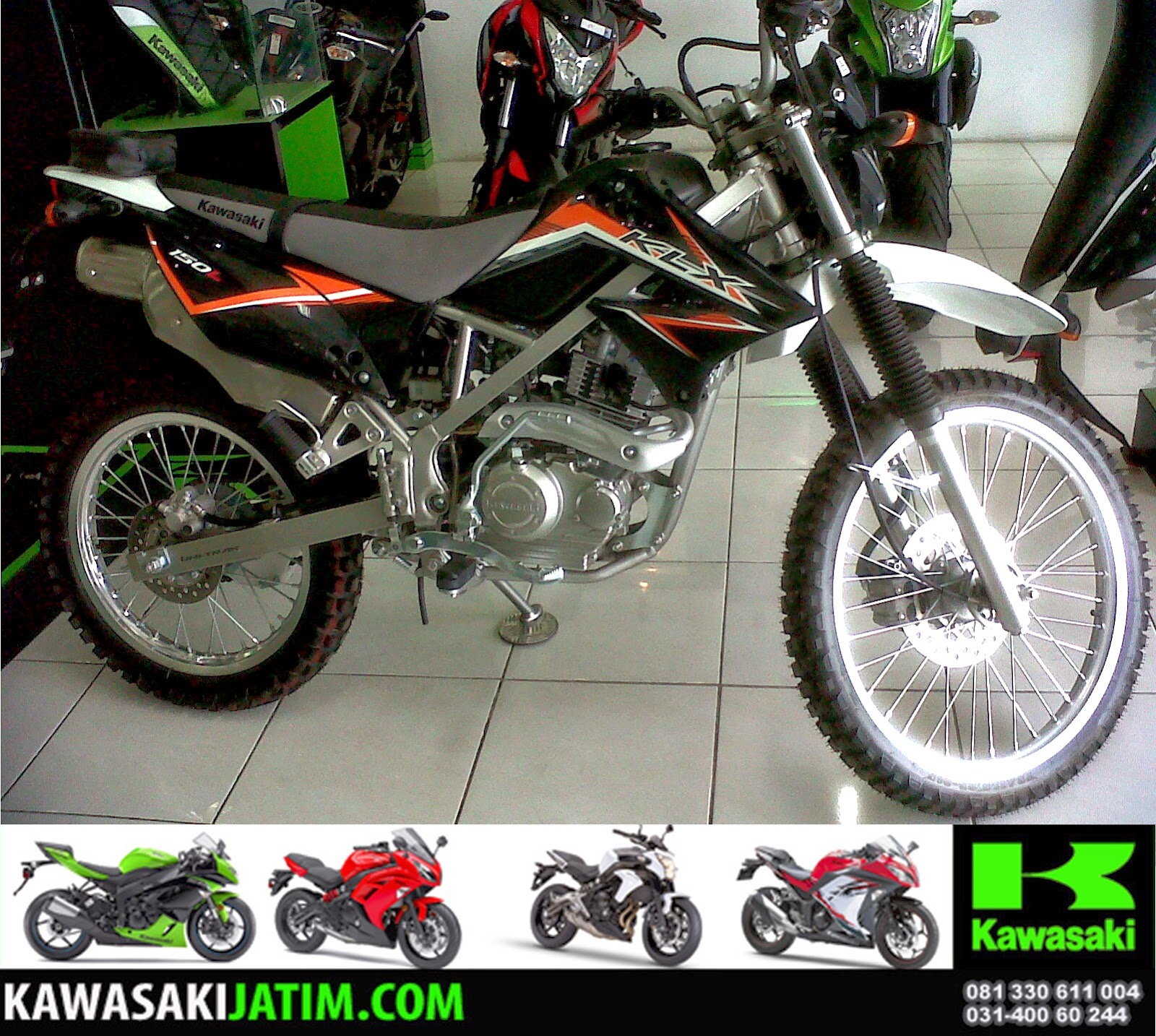 New Stripping KLX 150L Lime Green Orange