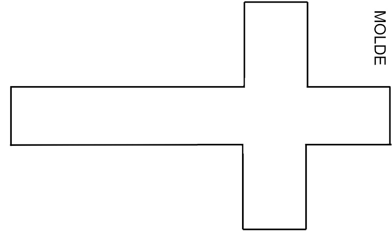 Molde de cruz - Imagui