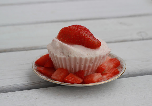 Helado Cremoso De Fresa Sin Azúcar
