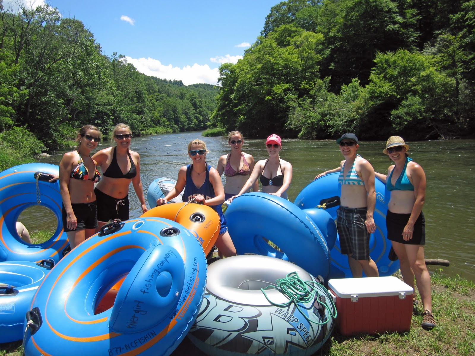 A is for Adventure Tubing on the New River (North Carolina)