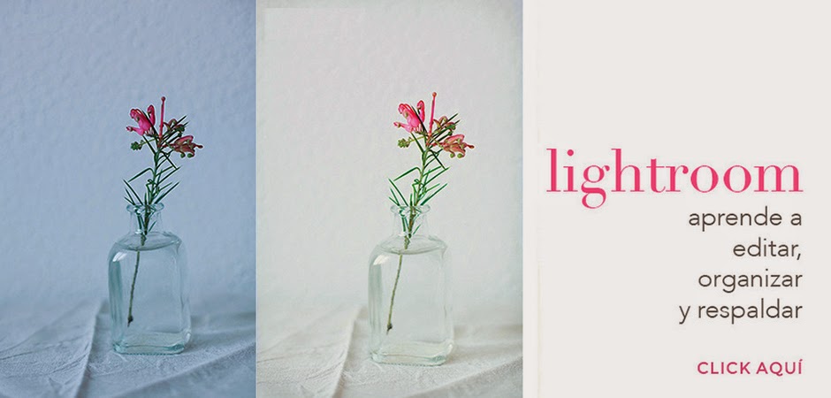 Cartel promocional curso Lightroom de Jackie Rueda