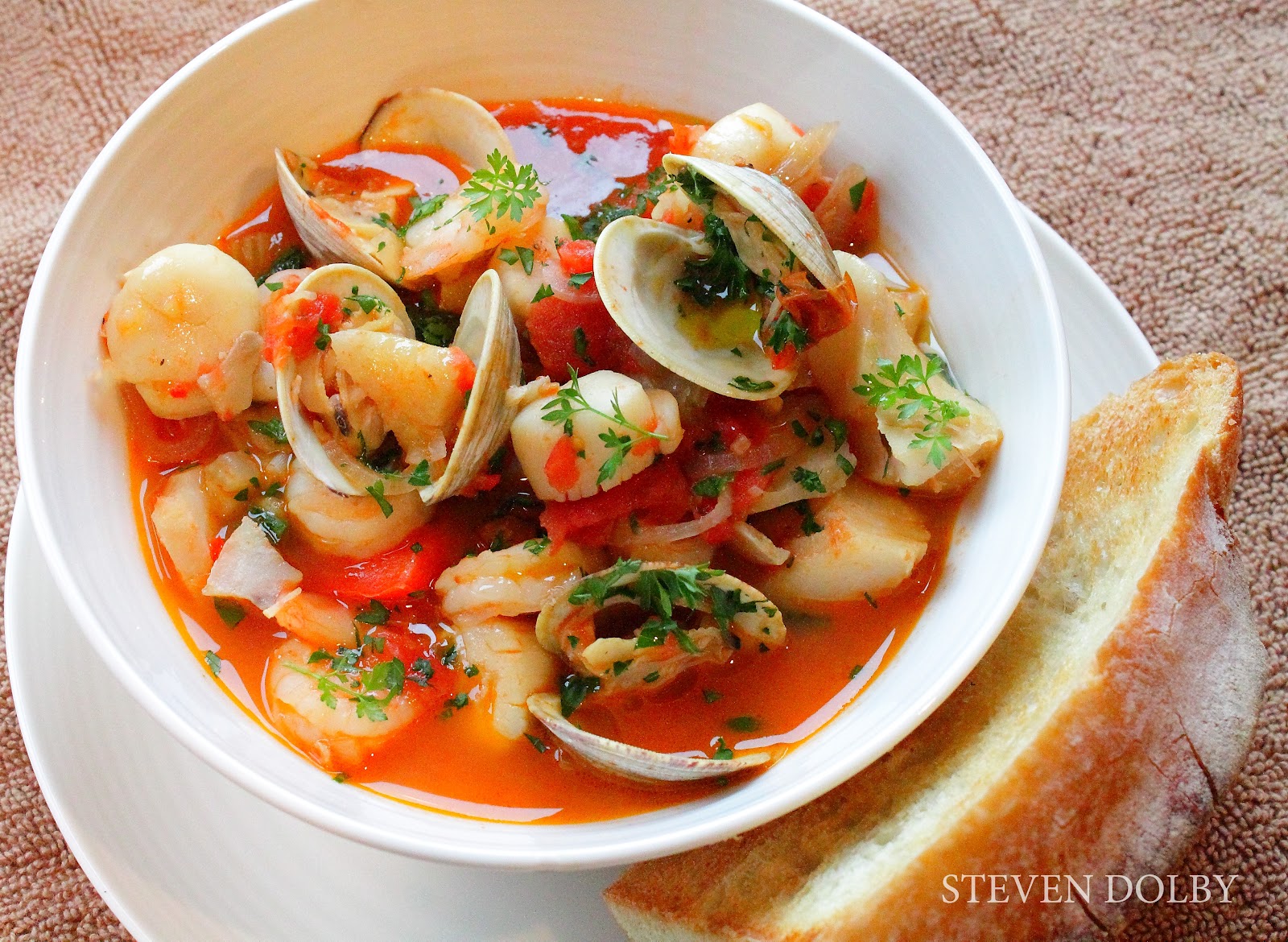zuppa di pesce white sauce recipe