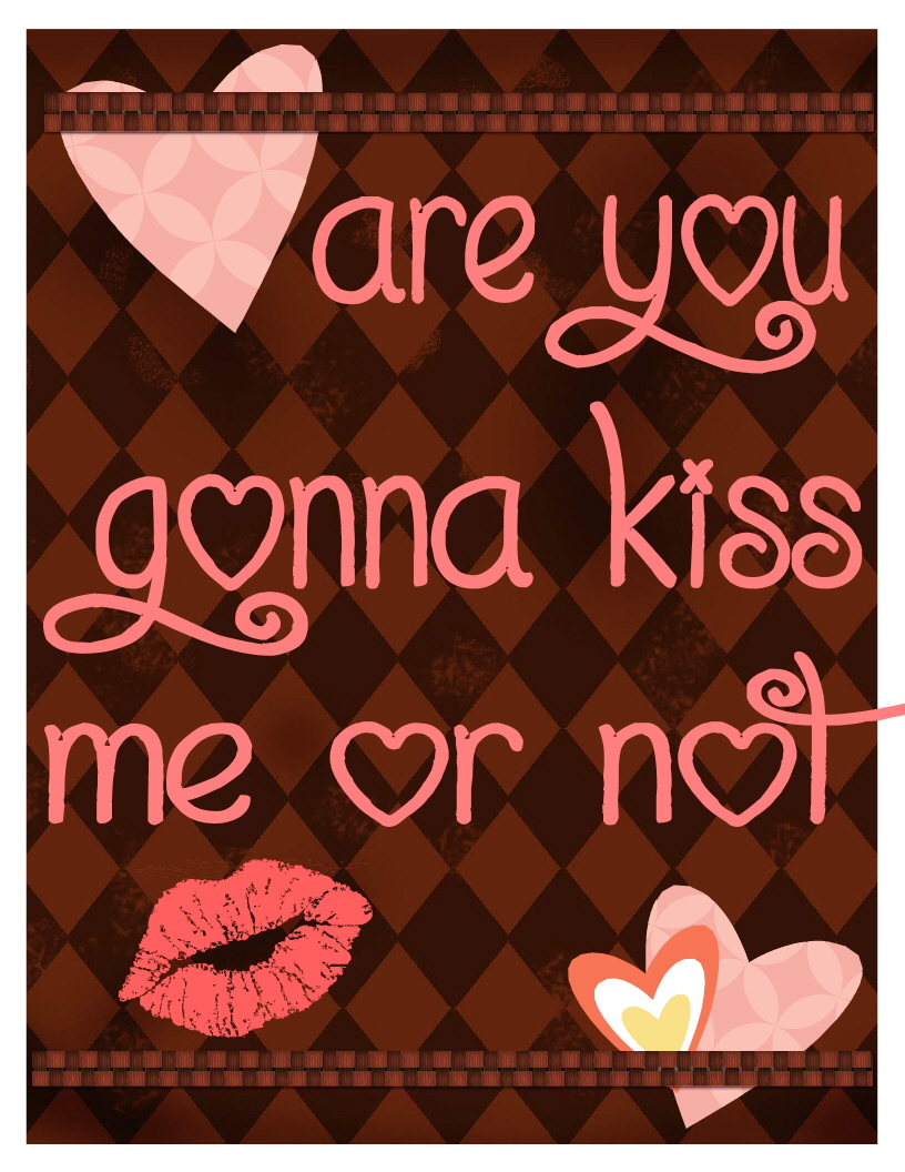 Are you gonna kiss me or not? I Gotta Try That...
