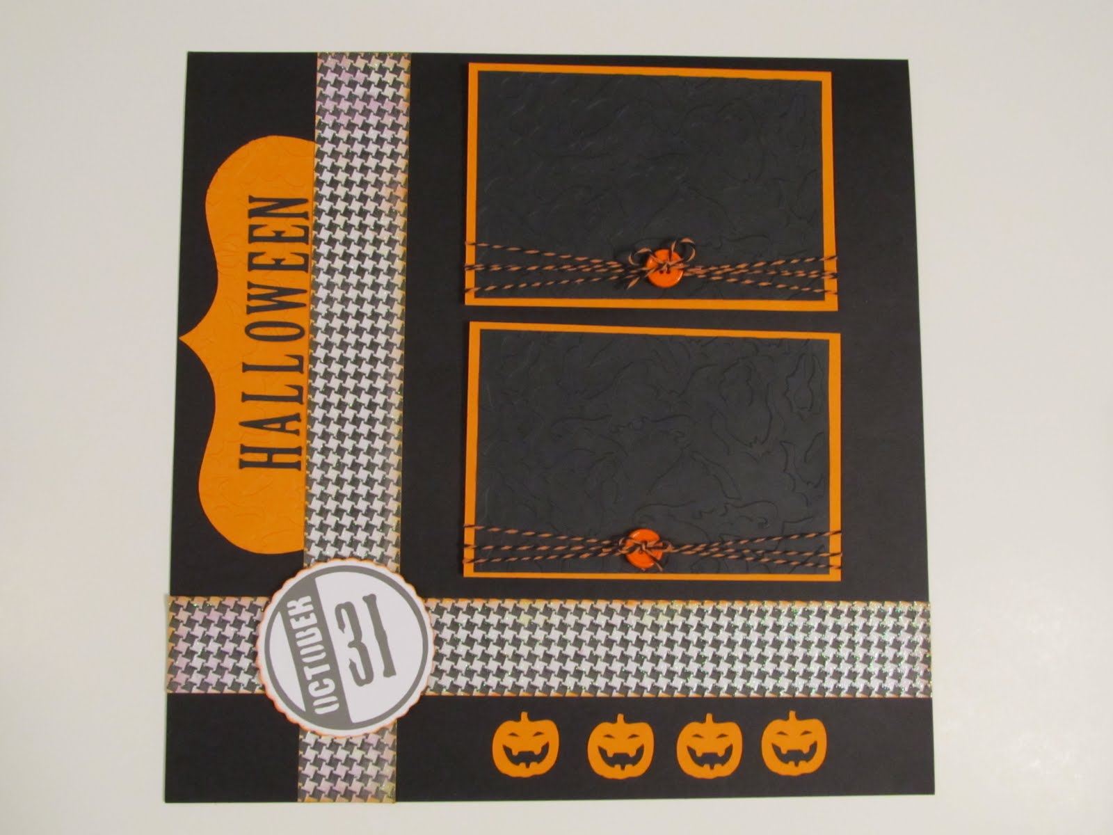 Creative Cricut Designs & More.... Halloween Scrapbook Layout