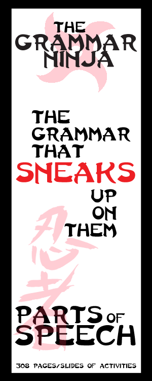 http://www.teacherspayteachers.com/Product/Parts-of-Speech-Complete-Unit-Lessons-Assessments-Answers-Grammar-Ninja-456033
