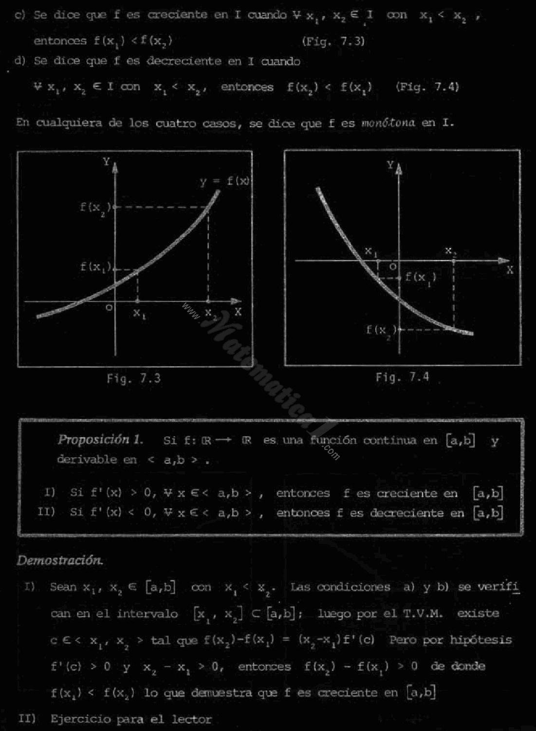 EJERCICIOS DE APLICACION DE LA DERIVADA ejercicios de aplicacion de la derivada: