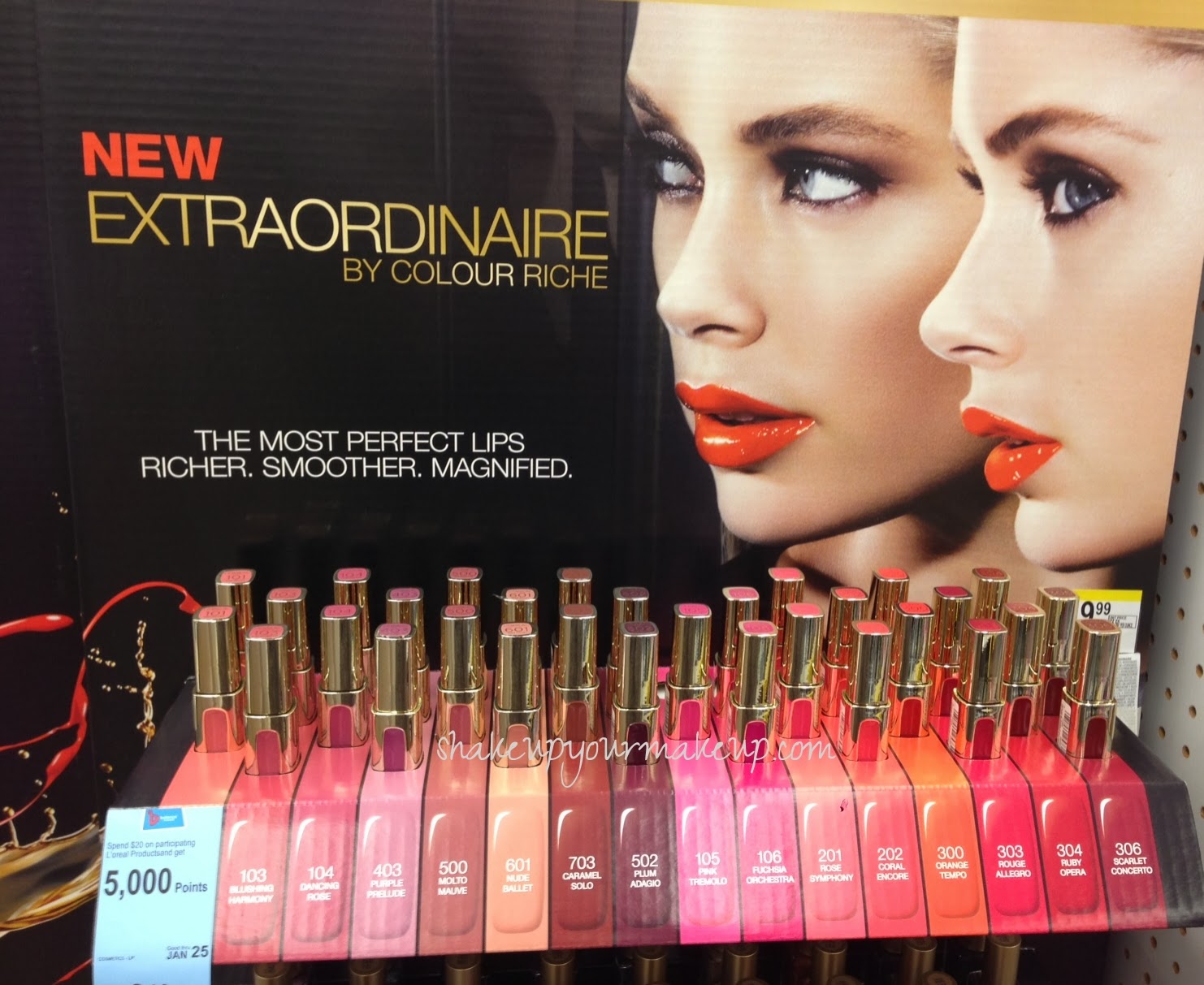 Spotted at Walgreens New L'Oreal Extrodinaire by Colour Riche Lip