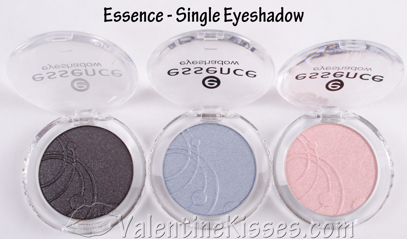 Valentine Kisses Essence Single Eyeshadows 8 shades pics, swatches