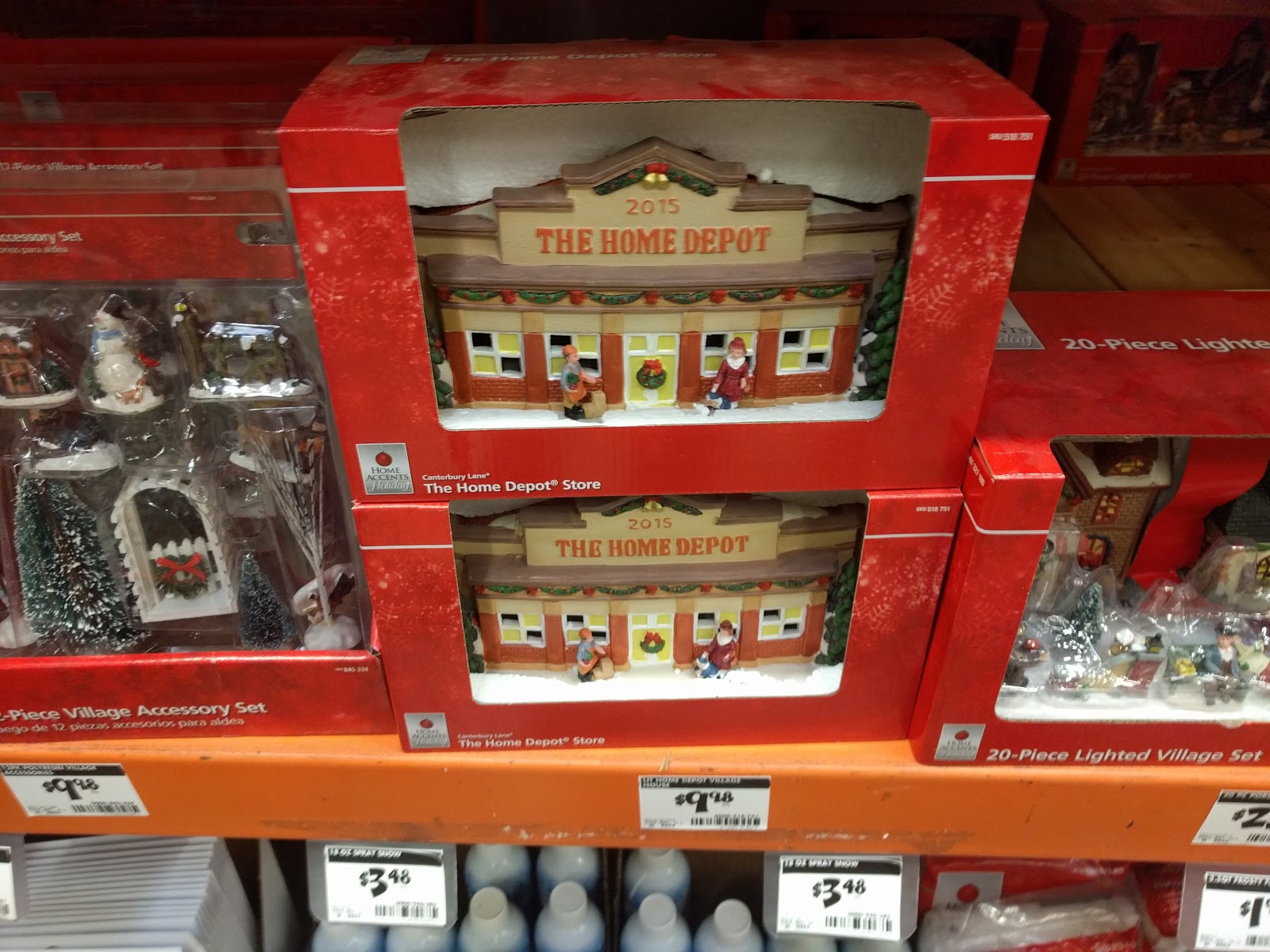Home Depot Christmas Village 2015