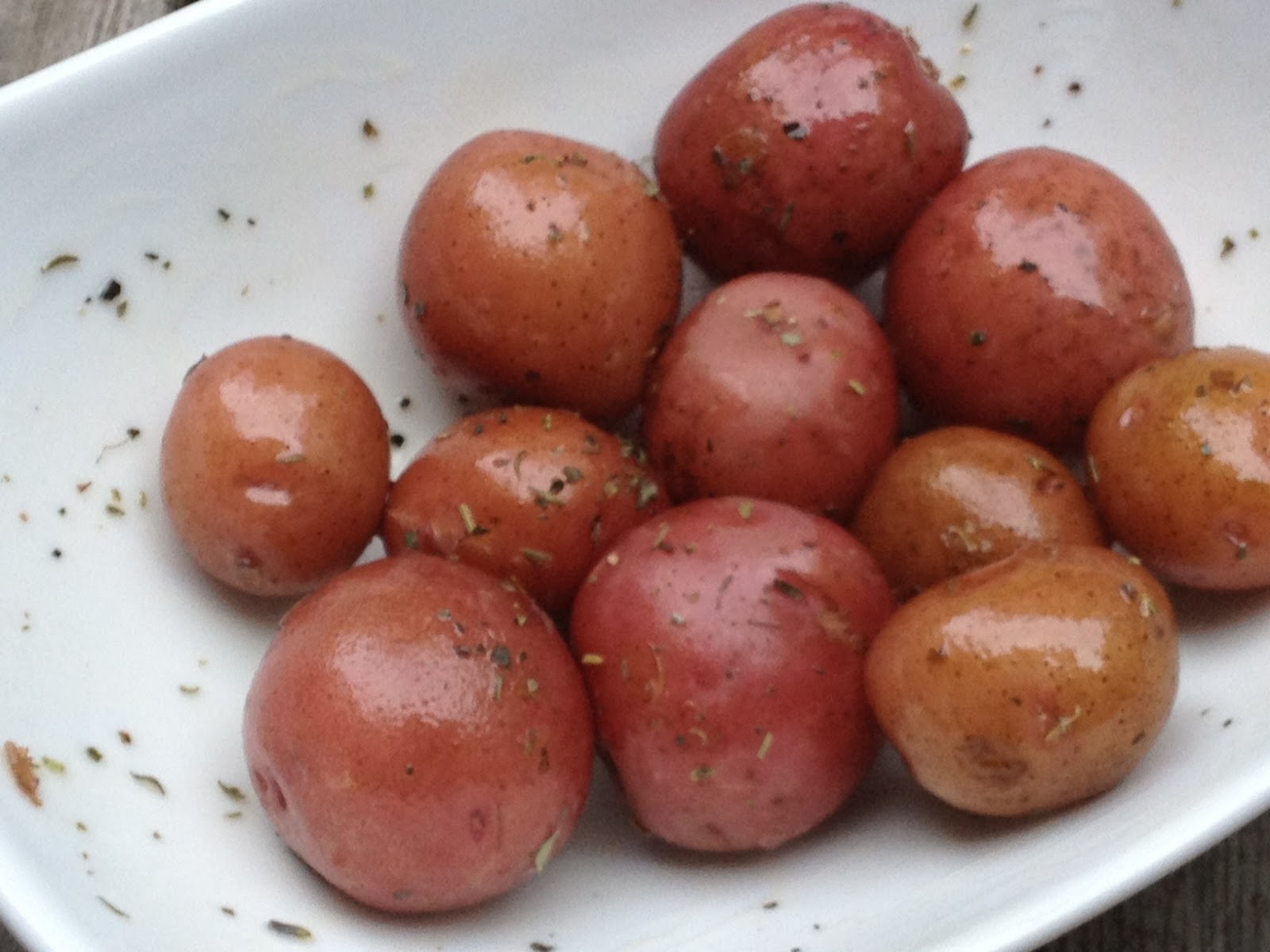 A Less Processed Life What's On the Side Boiled Red Potatoes
