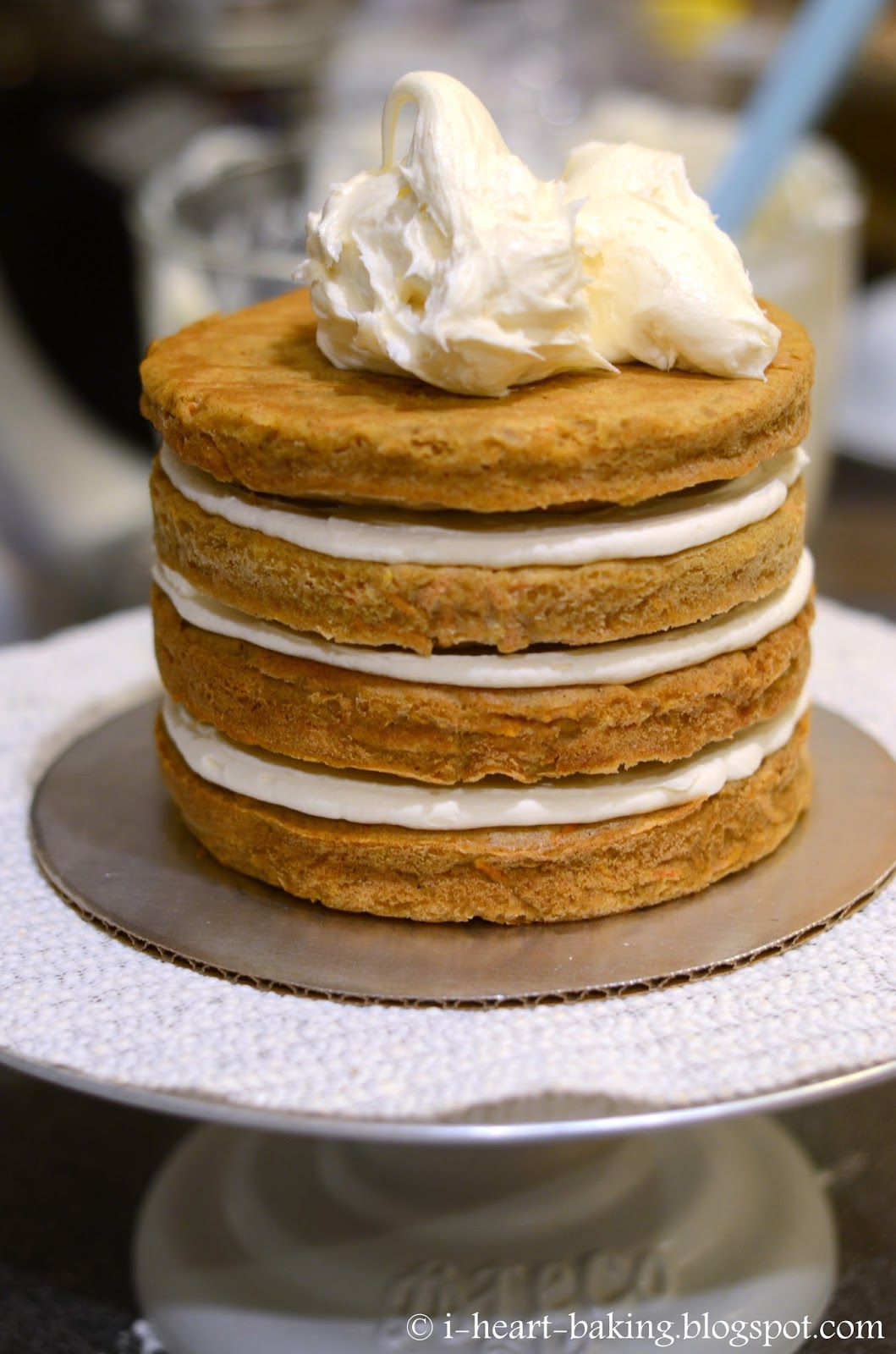 i heart baking! baby first birthday carrot cake (with applesauce