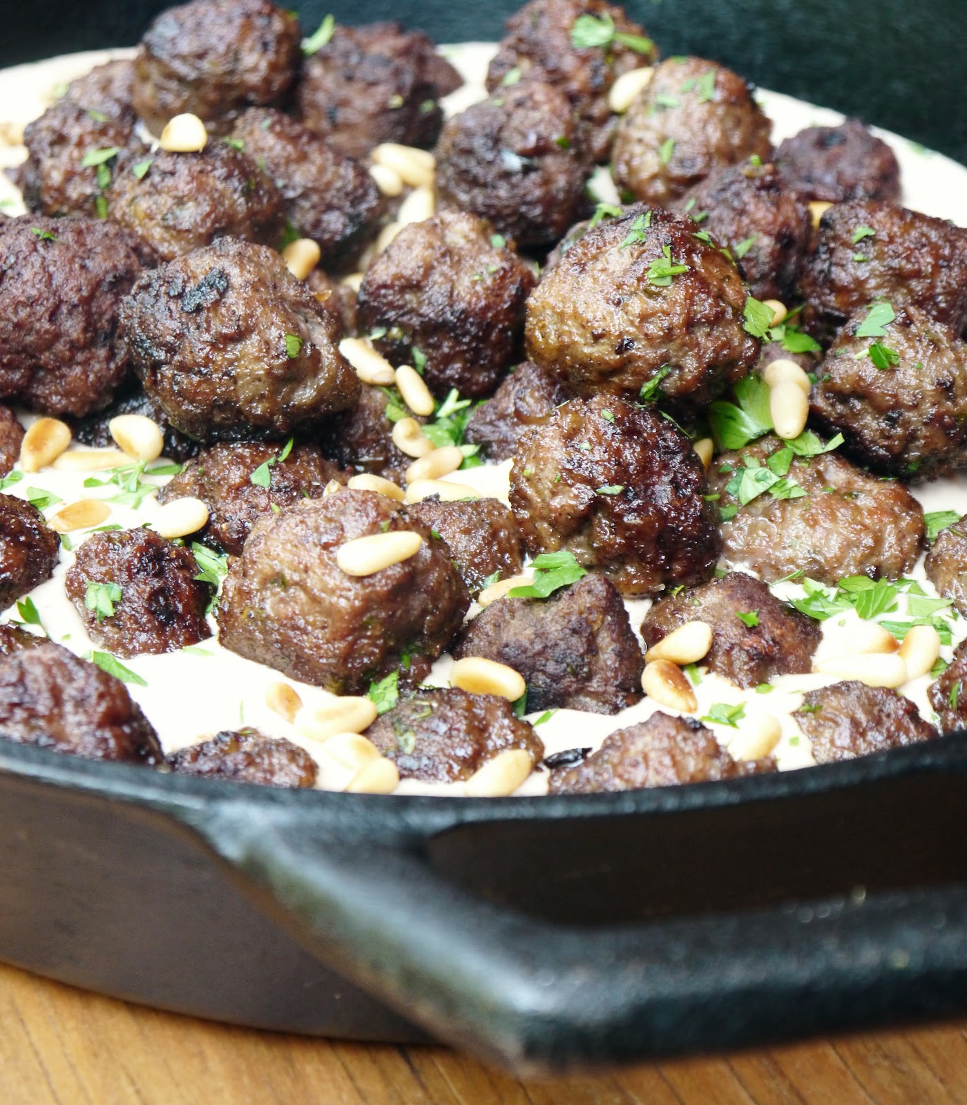 Bint Rhoda's Kitchen Lamb Kefta Meatballs in Tahini Gravy