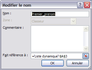 Liste déroulante dynamique dans Excel