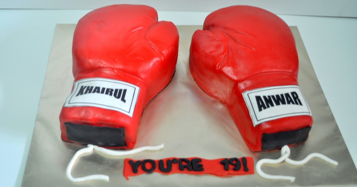 Izah's Kitchen Boxing Glove Cake