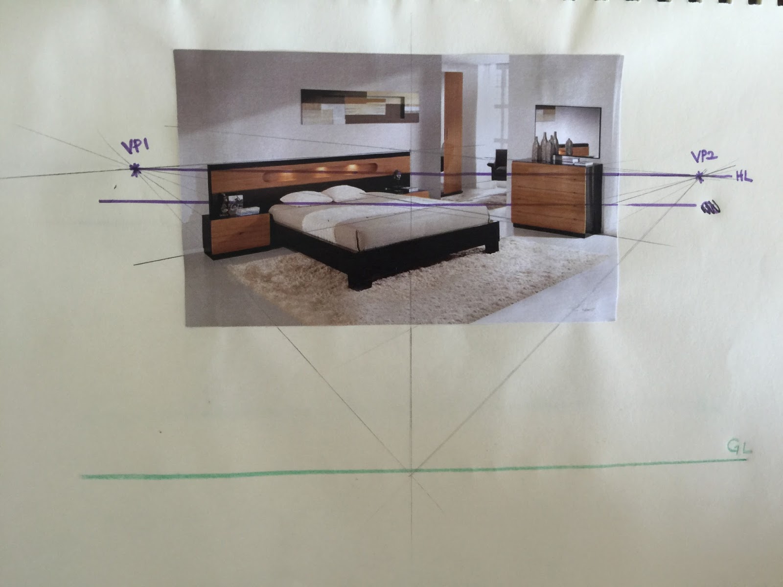 Interior Architecture 101 7 Two Point Perspective