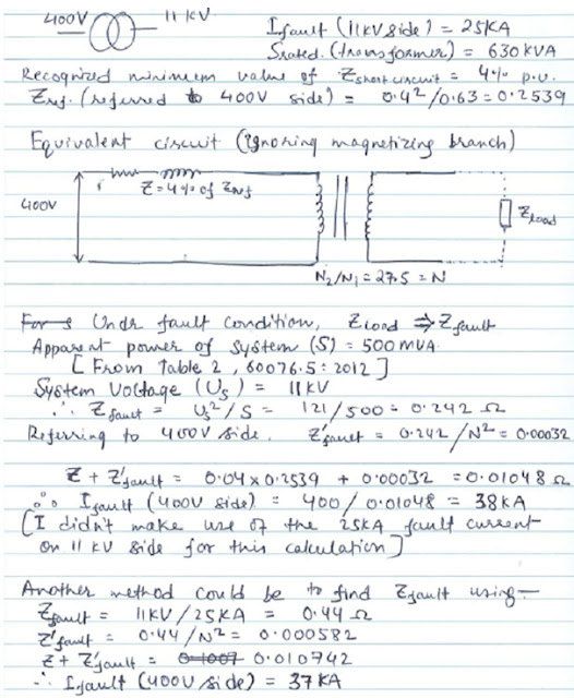 GUIDE TO ELECTRICAL ENGINEERING SHORT CIRCUIT LEVELS