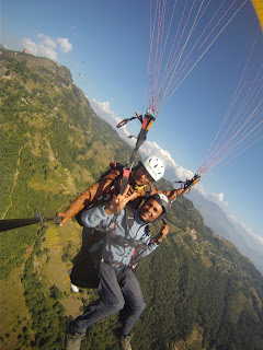 Paragliding in Nepal