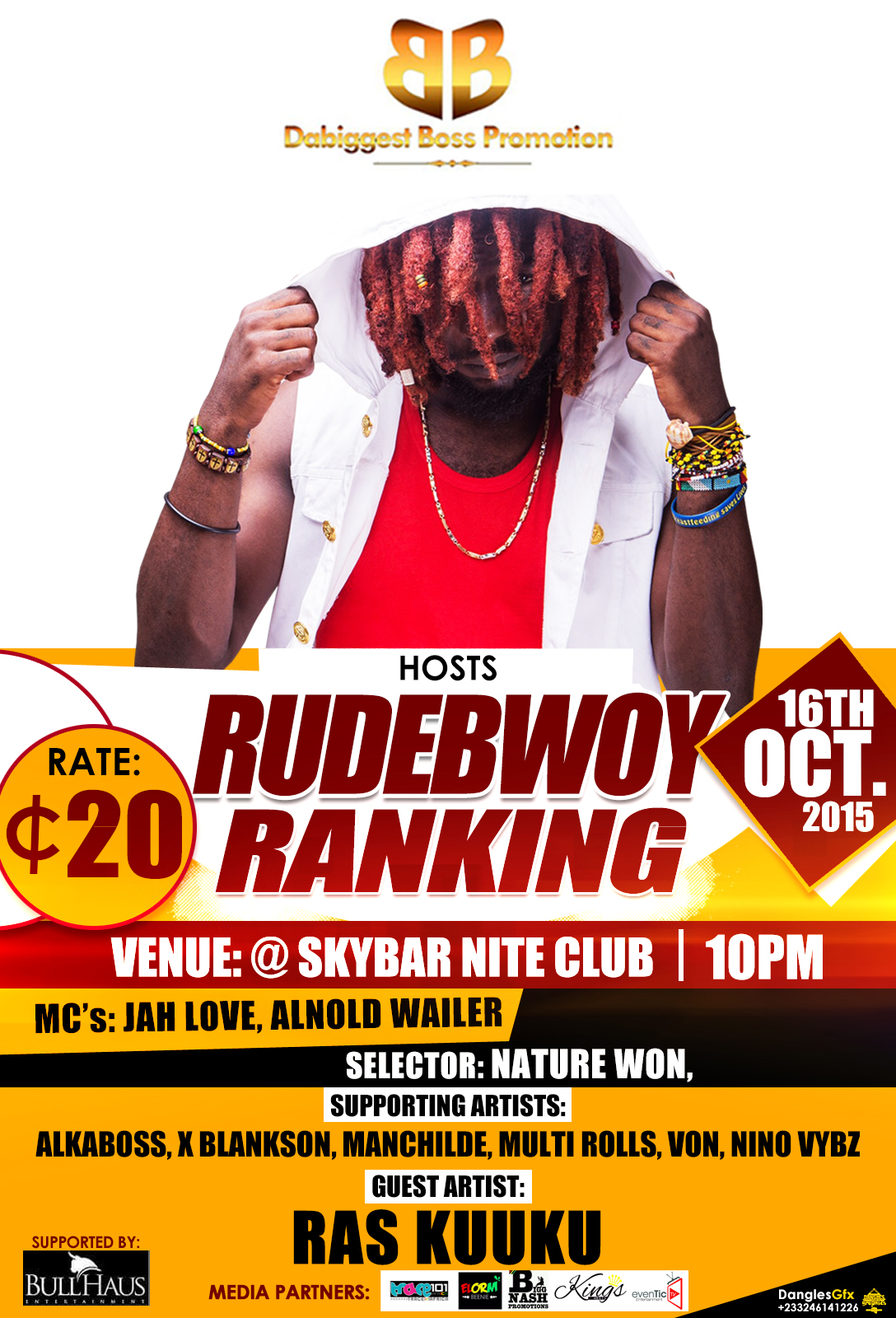ruddest boss bard flyers designed by dangles graphics danglesgfx ghana flyers