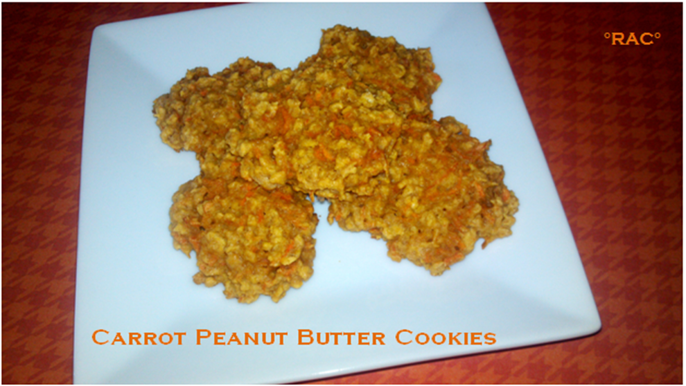 Rebecca's Amazing Creations Carrot Peanut Butter Cookies
