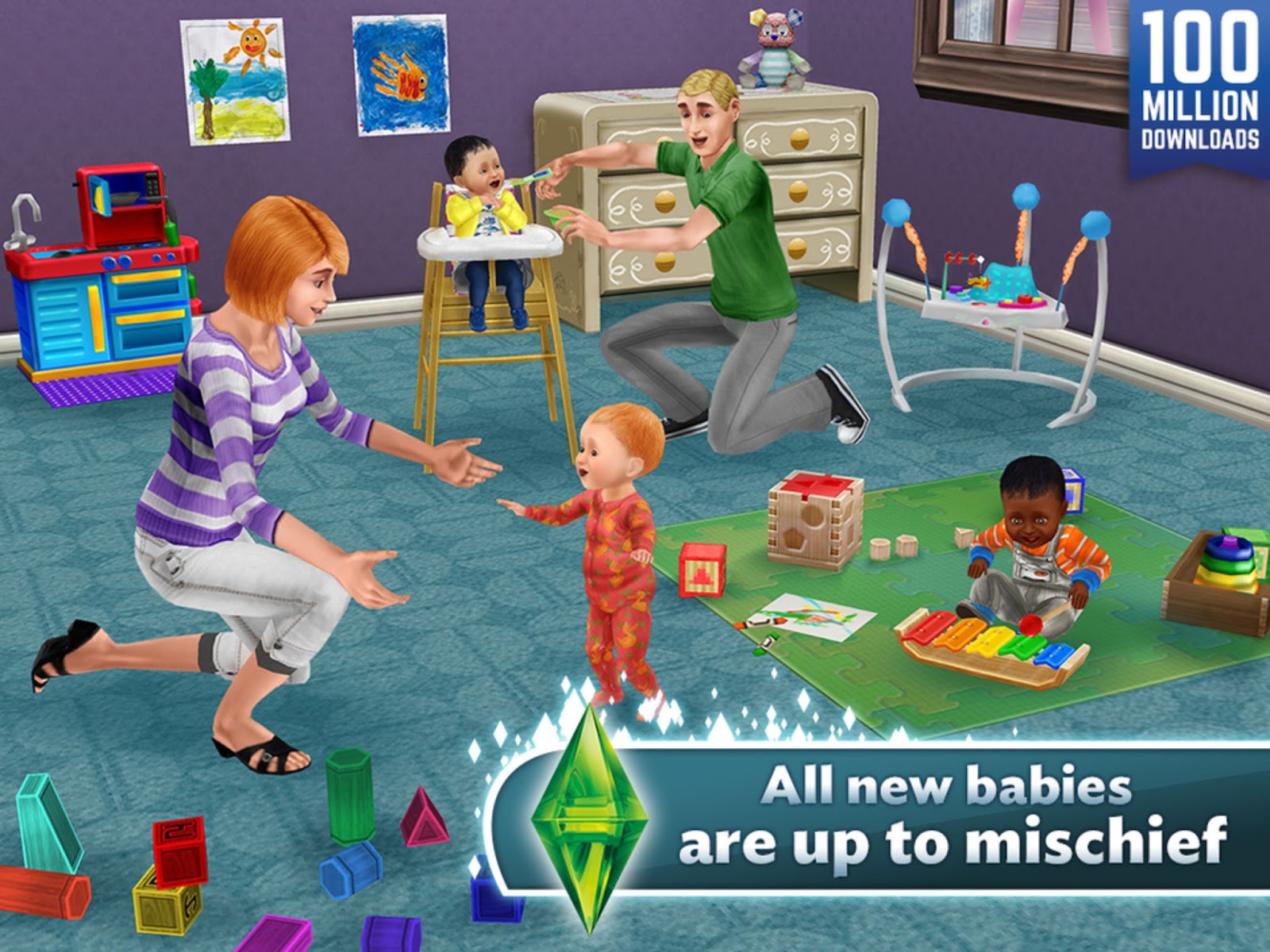 Disuke Taro The Sims Free Play Thailand เฉลยเควส Nanny Knows Best