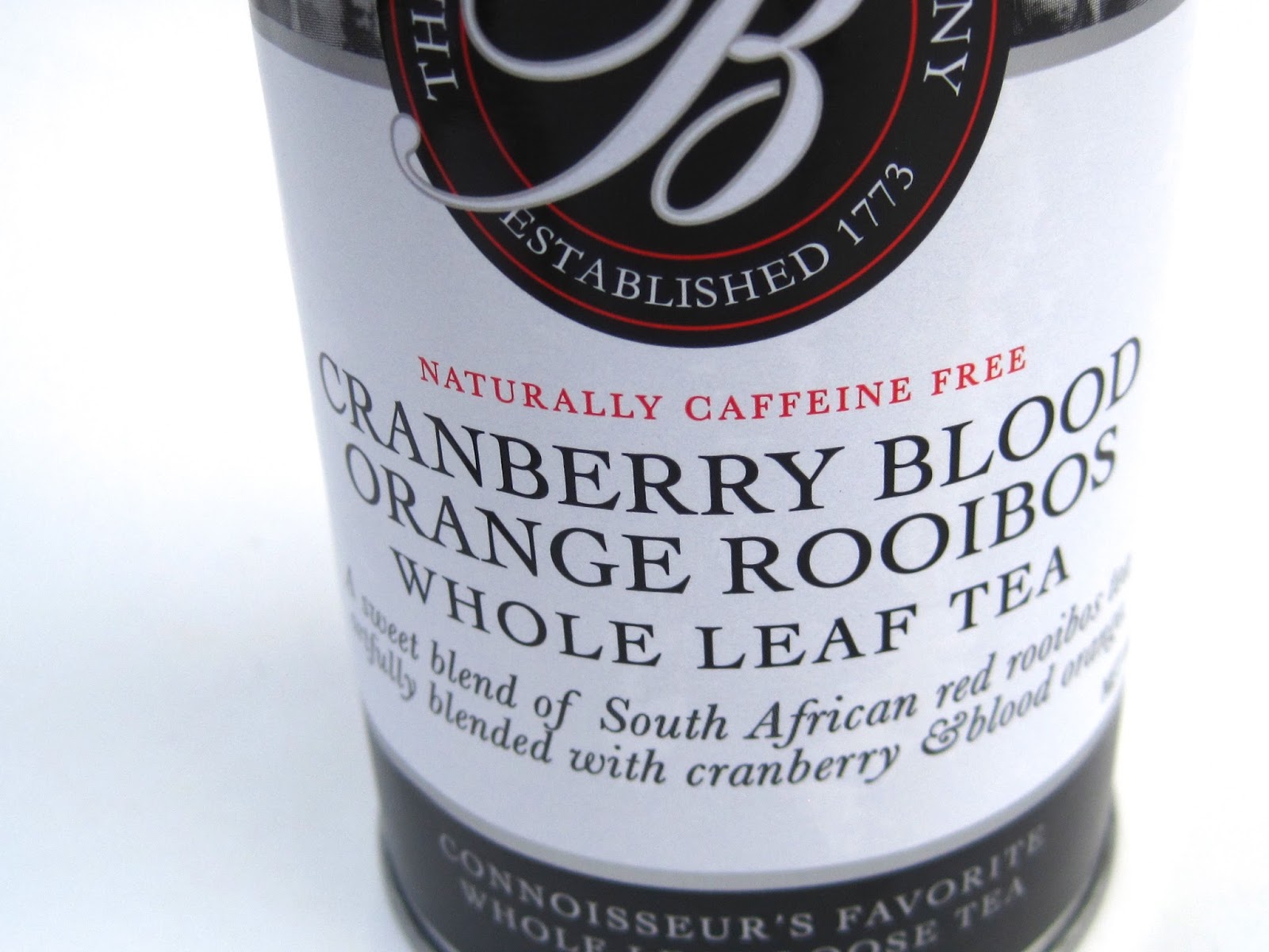 Tea With Friends Boston Tea Company's Cranberry Blood Orange Rooibos