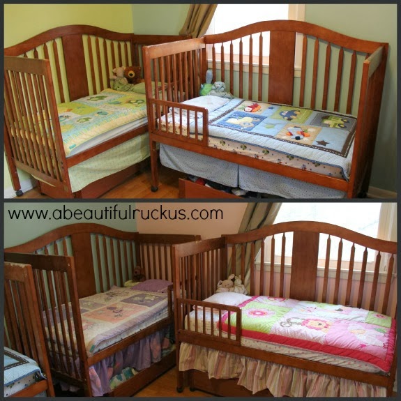 A Beautiful Ruckus The Adventures of Transitioning Quadruplets to Toddler Beds