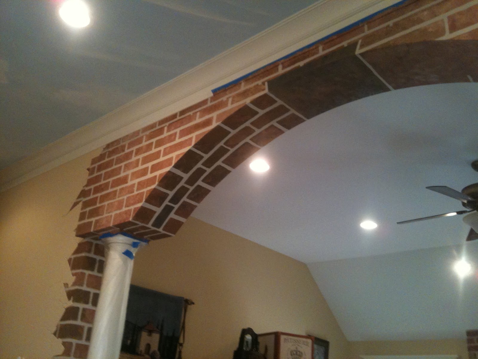 Coggeshall Artistry from the Artist's Studio Old brick archway in a residence