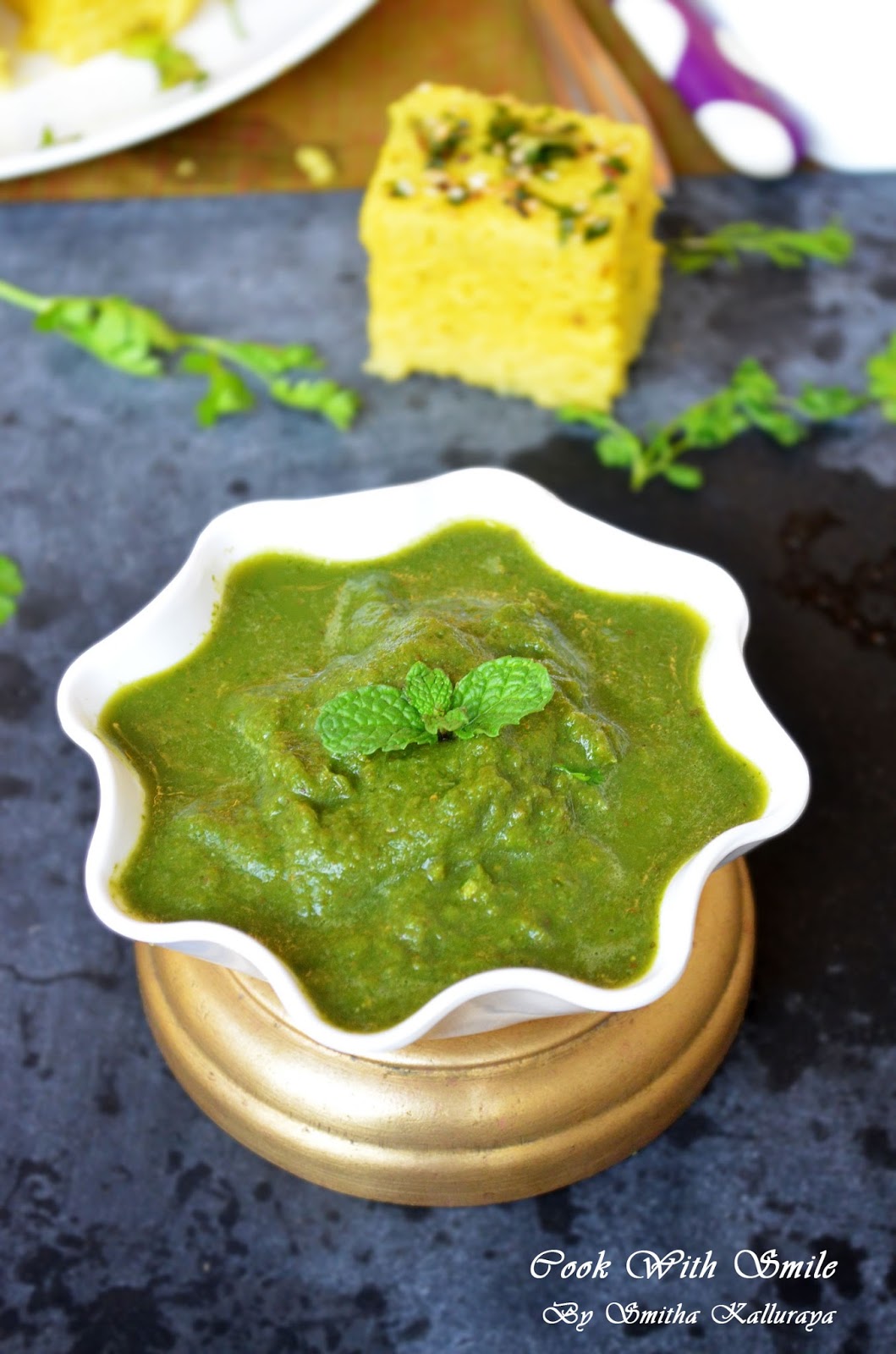 GREEN CHUTNEY RECIPE / MINT CORIANDER CHUTNEY/ PUDINA CHUTNEY Cook