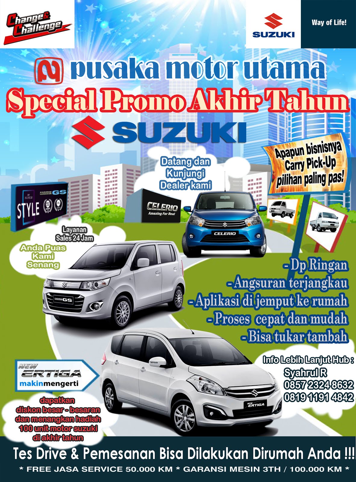 PROMO AKHIR TAHUN SUZUKI SUKABUMI - PUSAKA MOTOR UTAMA