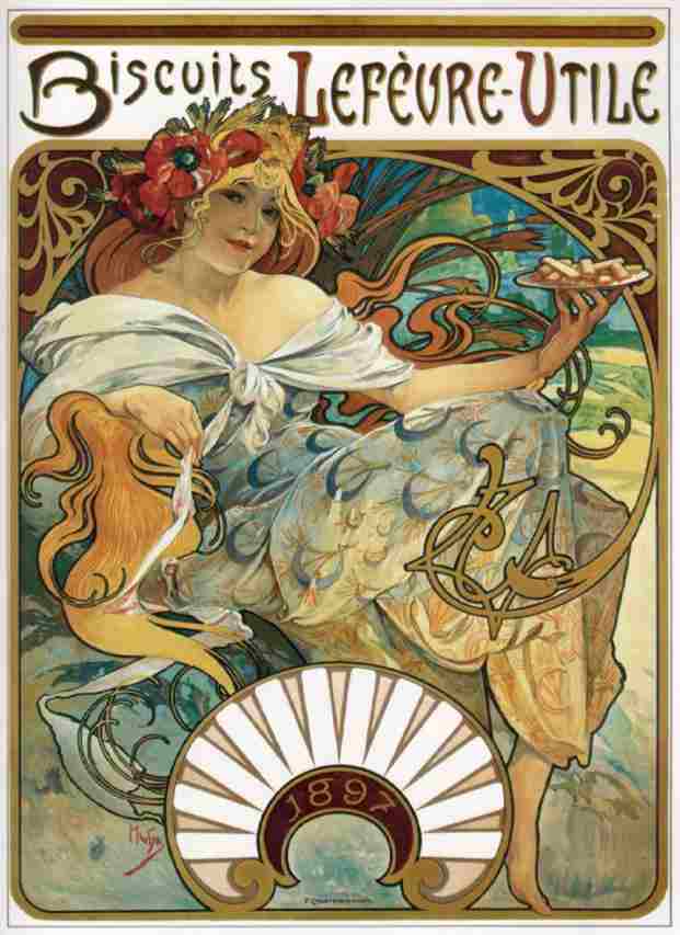 Art Nouveau Liberty E Manifesto Pubblicitario