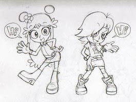 Best Cartoon 4 U Amiyumi Coloring Pictures
