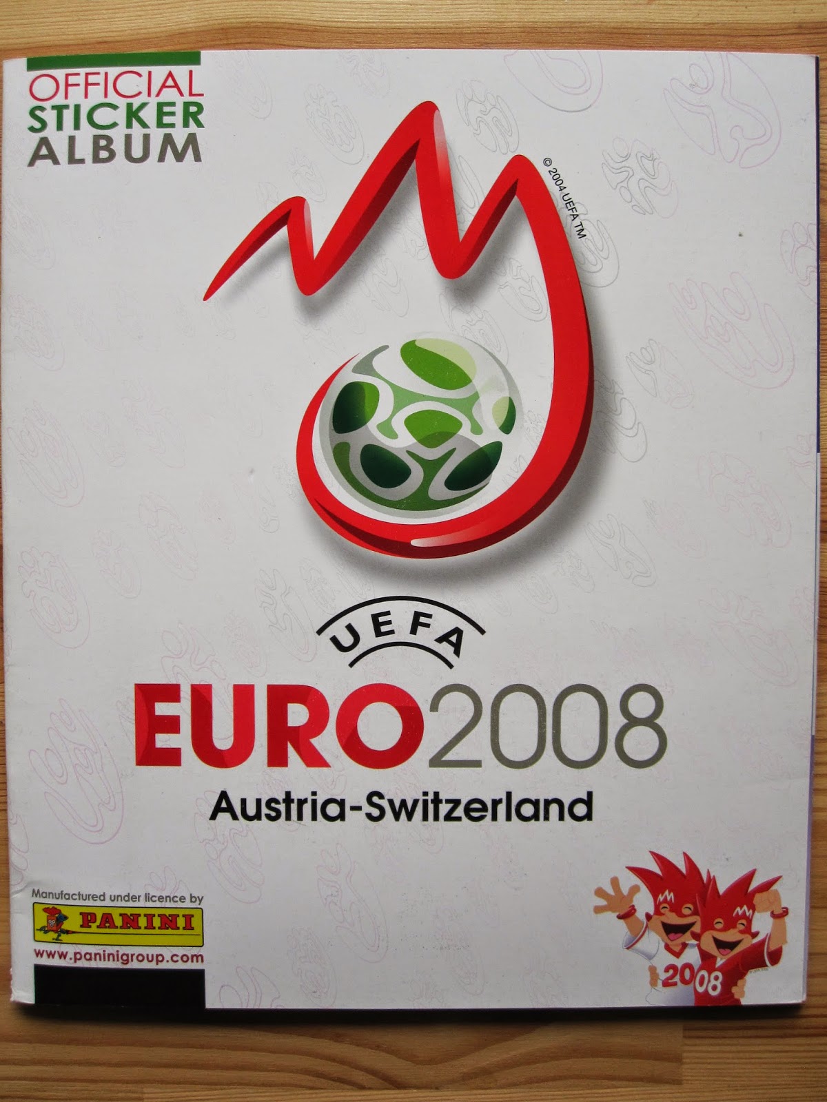 empty album NOT Mint PANINI Euro 2008 EM 08 5x Leeralbum