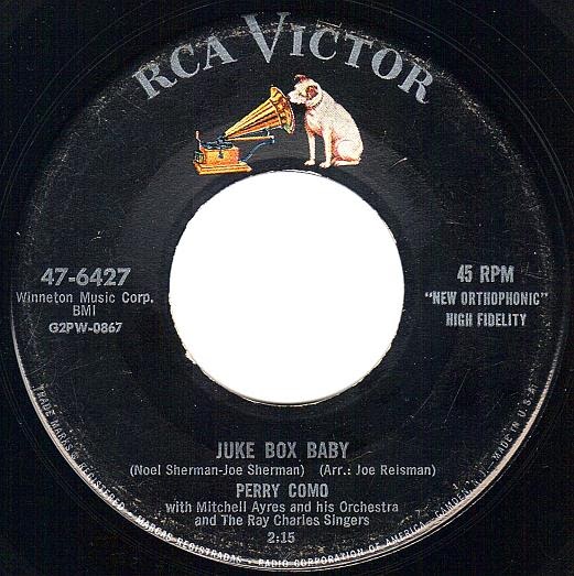 Gary's 45s Juke Box Baby, Perry Como With Mitchell Ayres And His