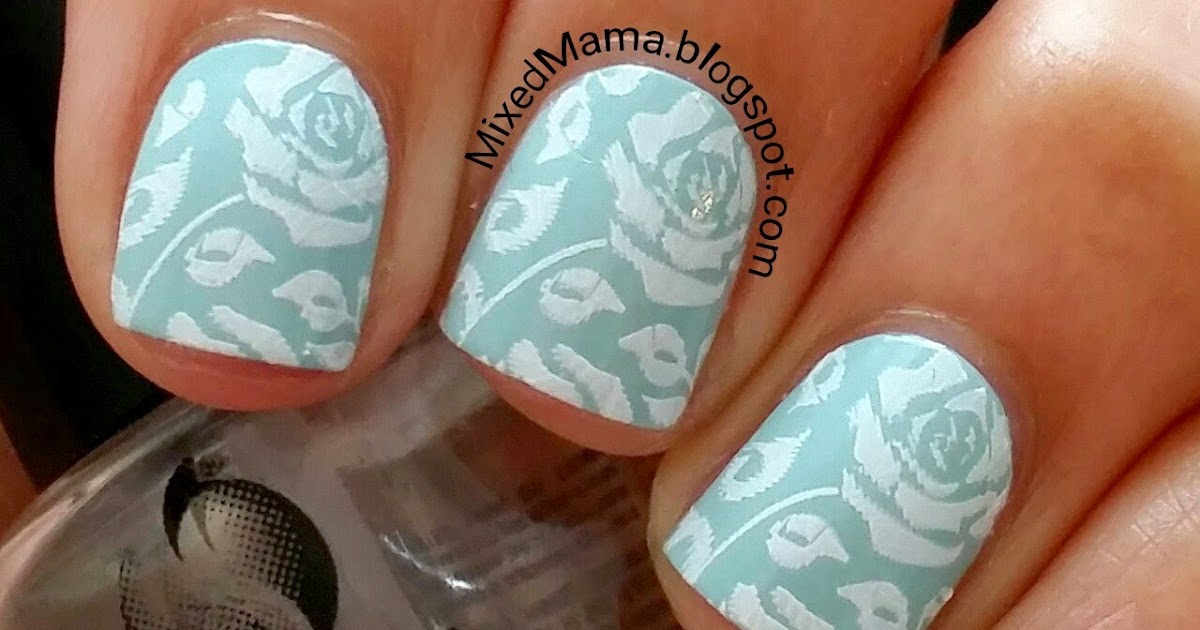 MixedMama: Something Blue: Wedding Nails Edition