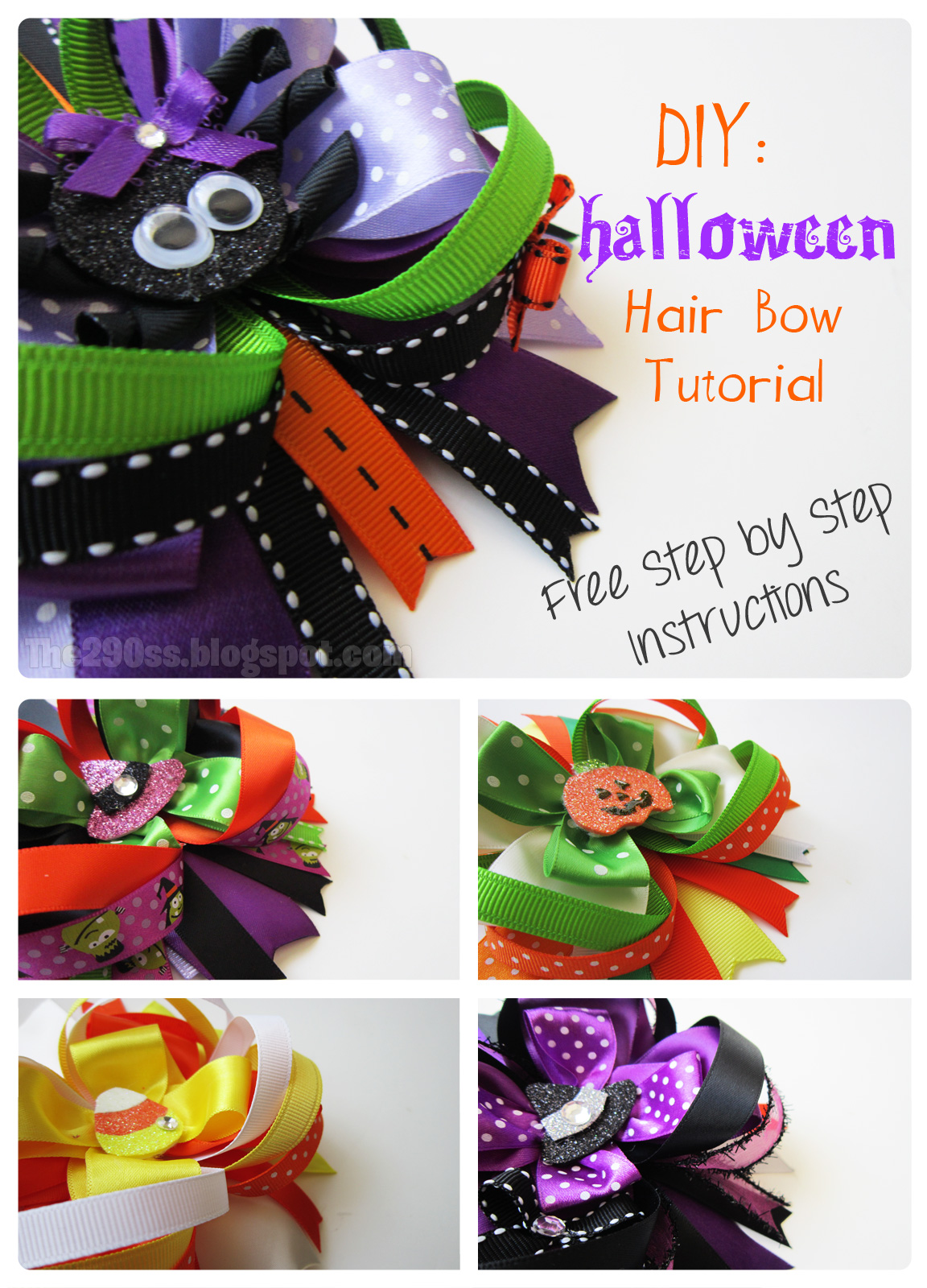 The290ss DIY Halloween Hair Bow Tutorial and GIVEAWAY [CLOSED] Updated!